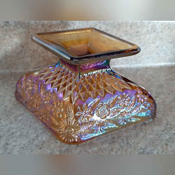 Vintage Carnival Glass Dish - Picture 3 of 5